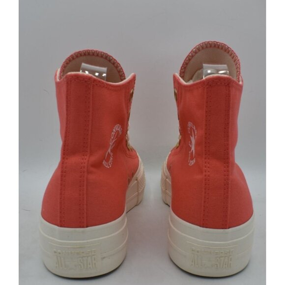 Converse Women 7 Chuck Taylor All Star Lift Platform High Top Watermelon Sneaker - Picture 4 of 12